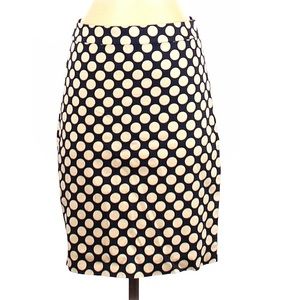 J. Crew Polka Dot Pencil Skirt